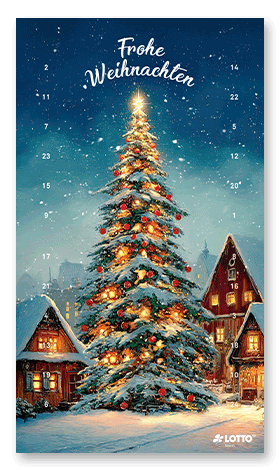 Motiv Beleuchteter Weihnachtsbaum